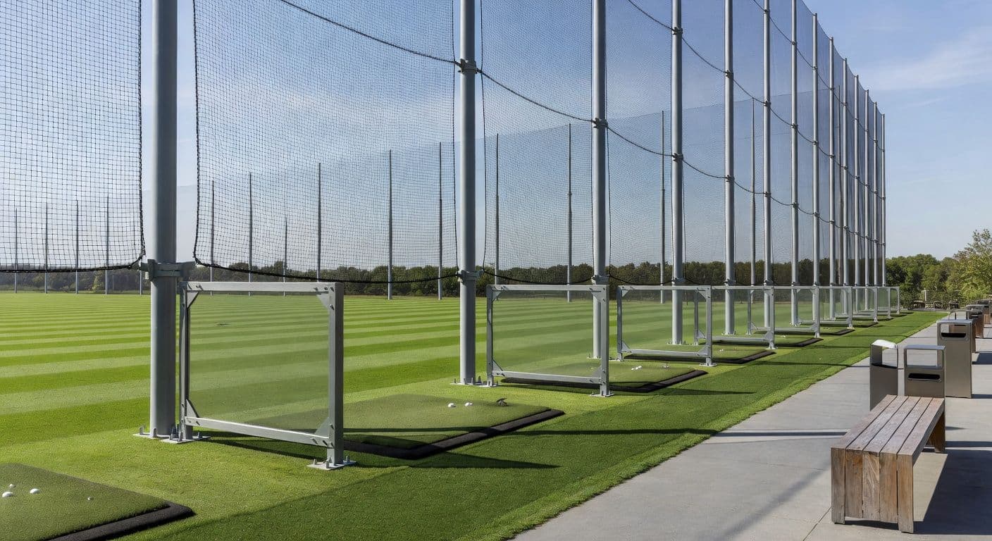 Заградительные сетки для гольфа: как подобрать решение для поля, драйвинг-рейнджа и тренировочной площадки