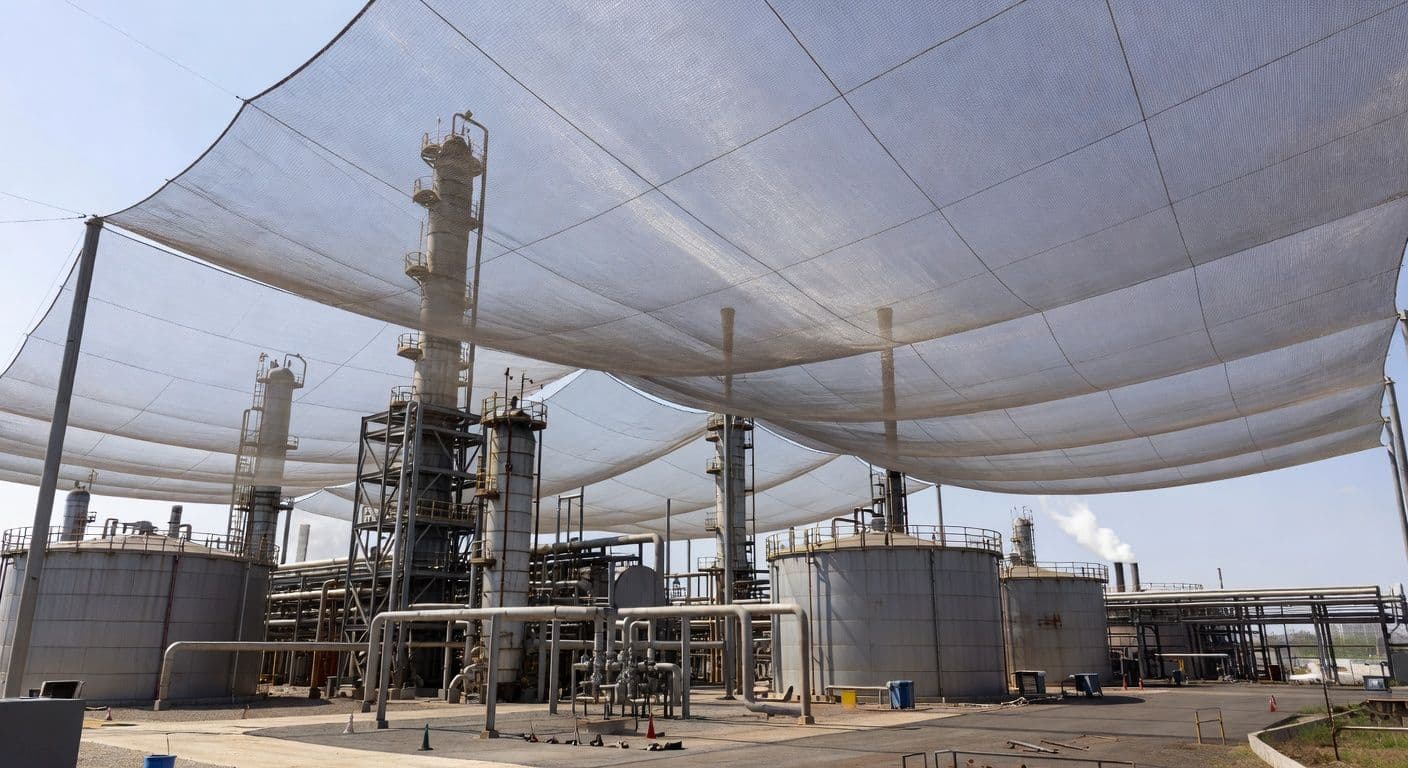 Защитная сетка от БПЛА и дронов: как подобрать ячейку, материал и способ установки