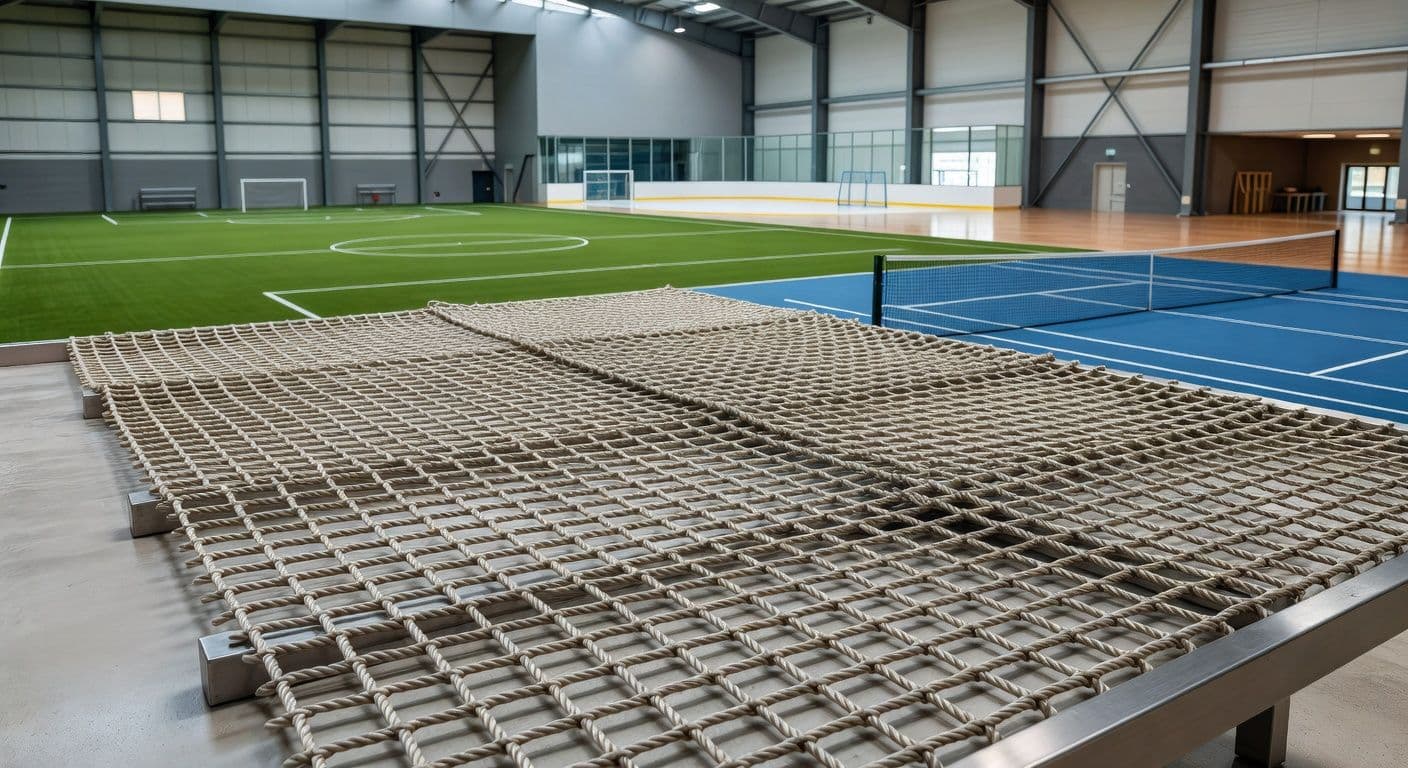 Почему полипропиленовые сетки лучше полиамидных: для спорта, защиты и антидроновых систем